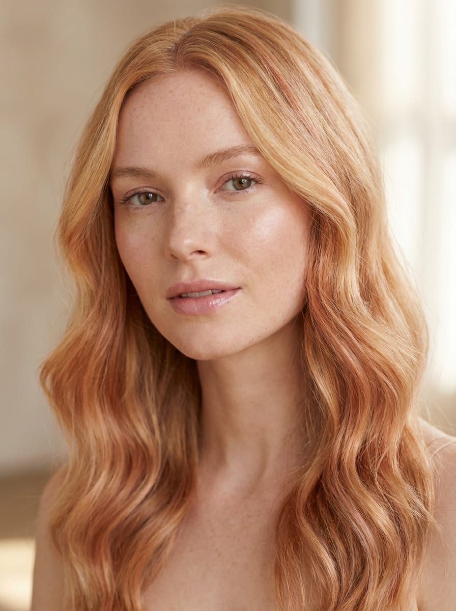 Erdbeerblond - Haarfarbe für helle Haut